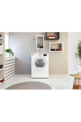 Hoover HLE V9DG-80 White 9kg Vented Tumble Dryer C Rated